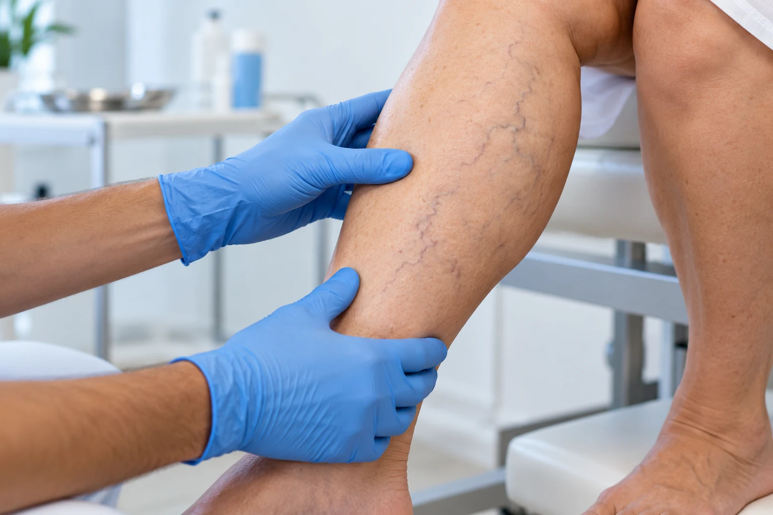 Imagem ilustrativa de avaliação vascular antes de procedimento